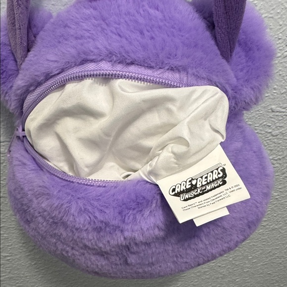 Purple Plush CareBear Bag - Picture 3 of 3